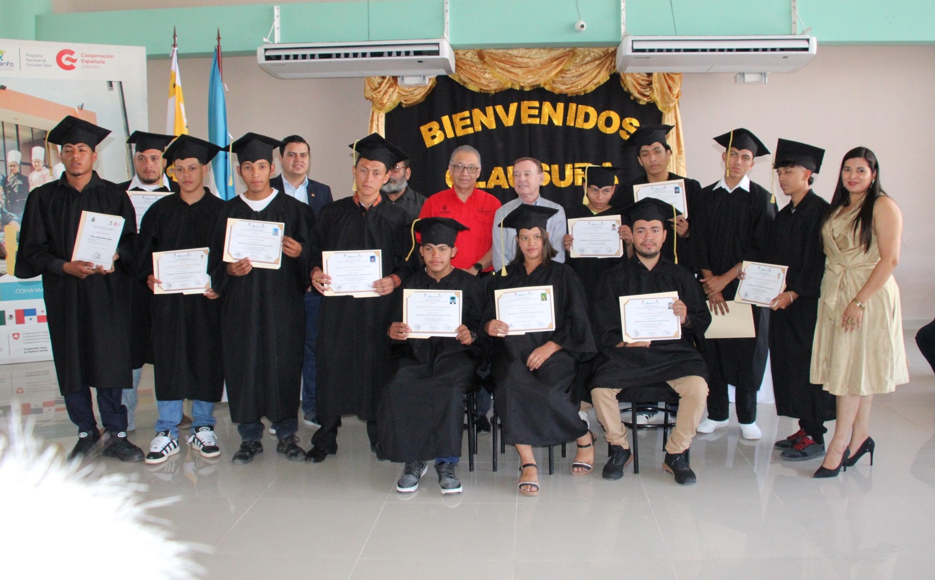 Alcaldía de Comayagua gradúa a 90 jóvenes formados en la Escuela Taller de la ciudad