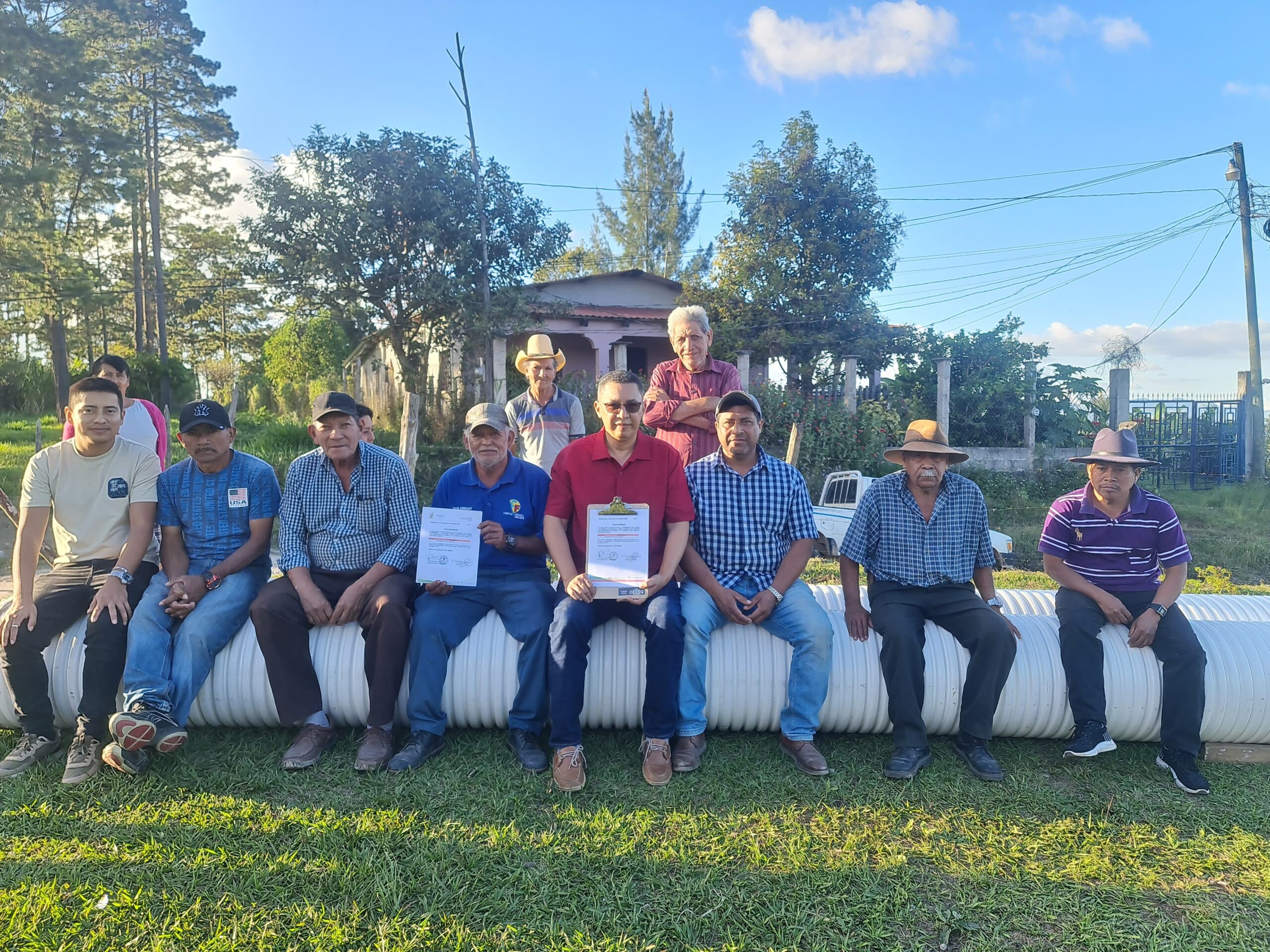 Entrega de Alcantarillas a la Comunidad La Tigra