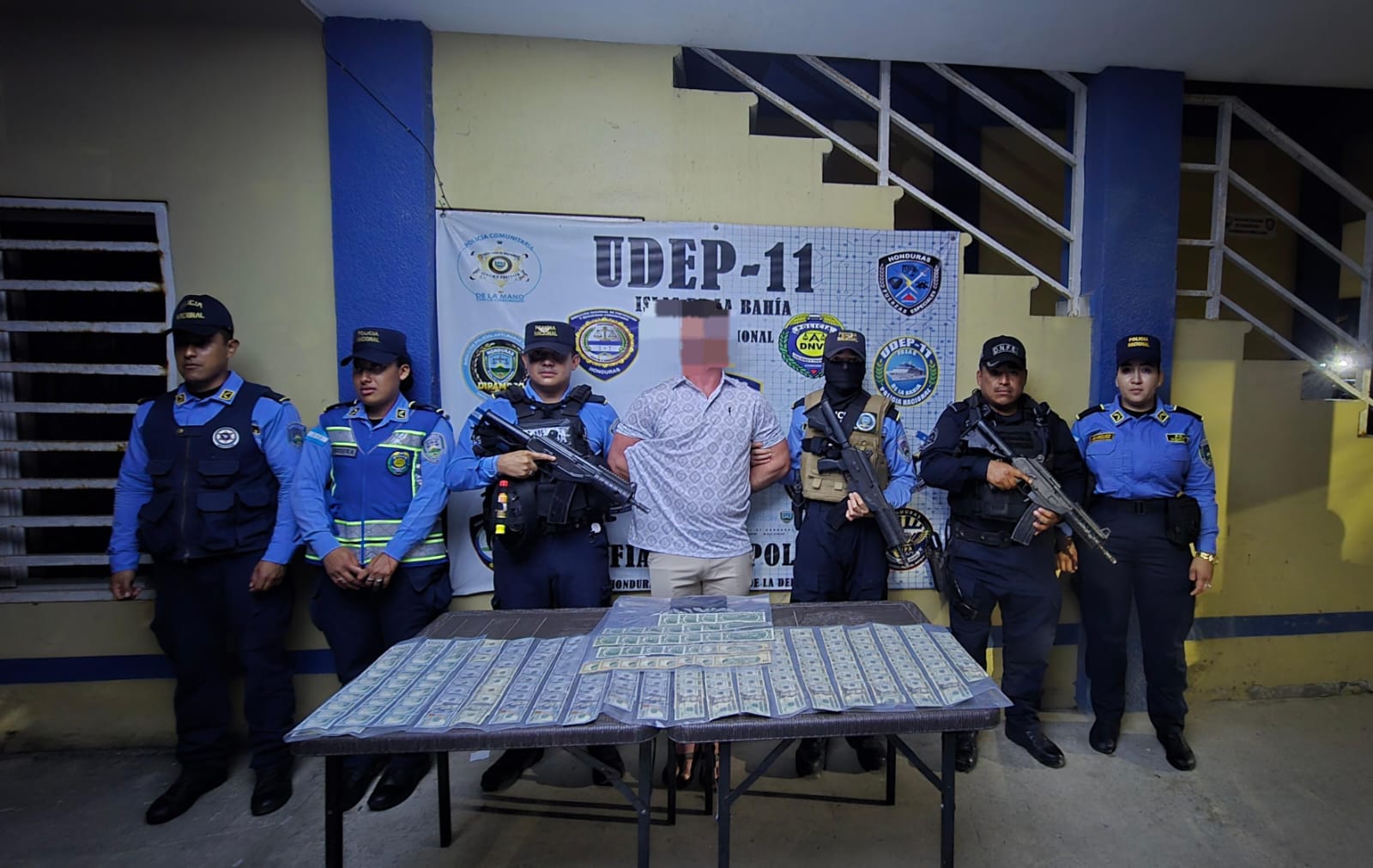 Por el delito de lavado de activo estadounidense es arrestado en Roatán