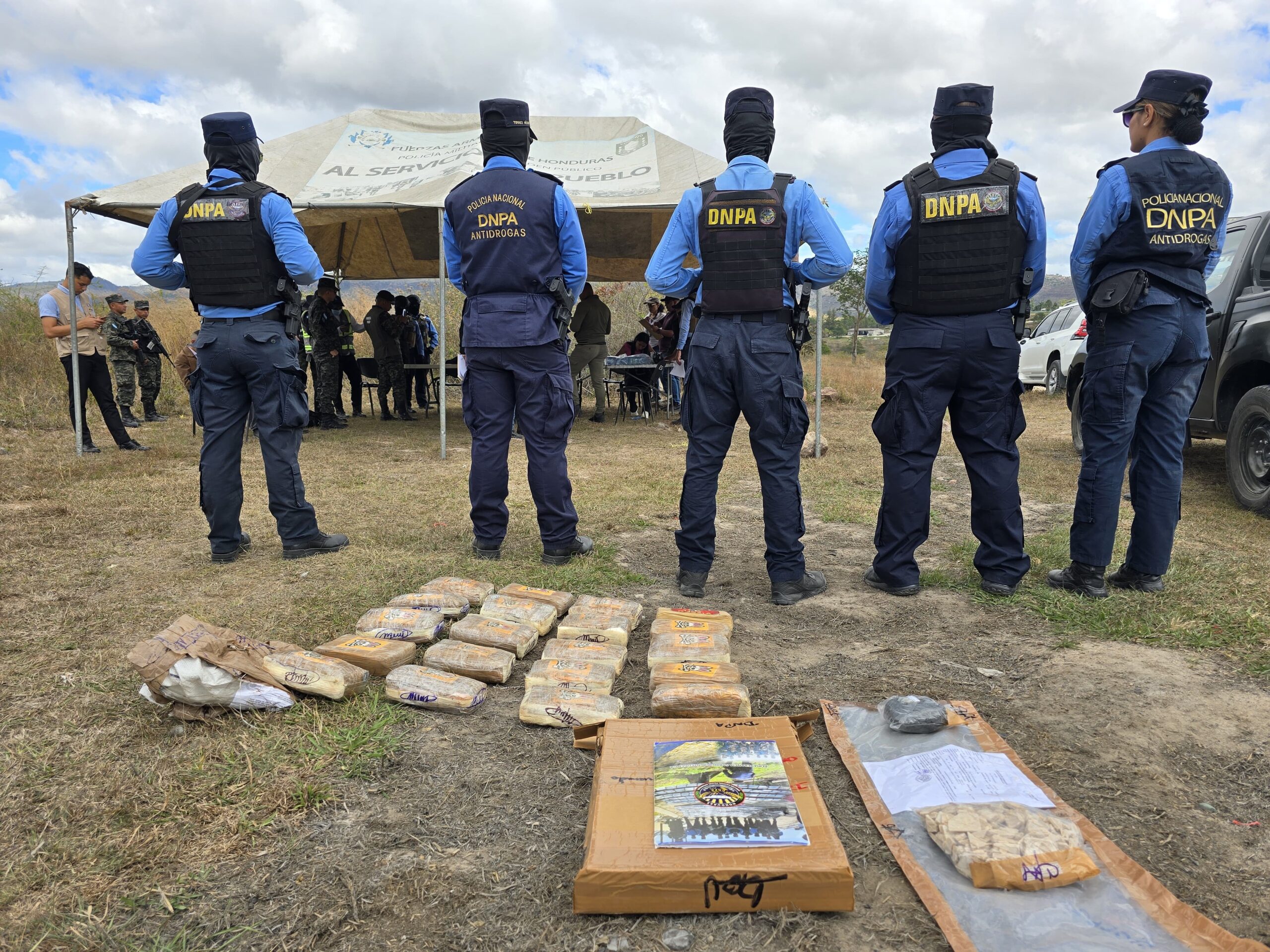 DNPA realiza incineración de clorhidrato de cocaína en el Distrito Central