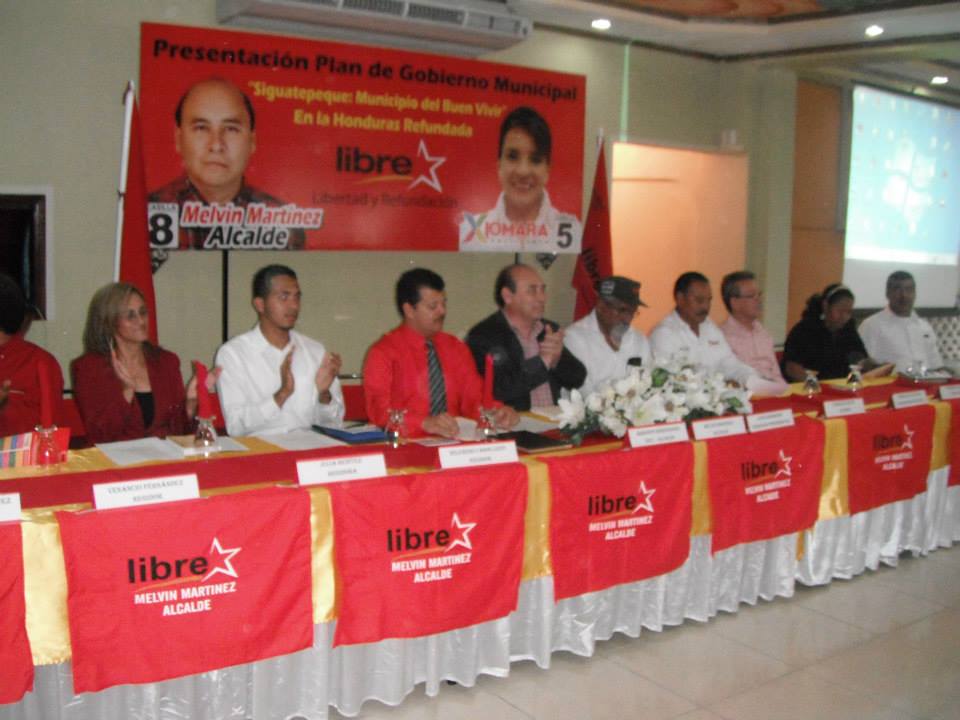 Denuncian exclusión y corrupción en proceso interno de LIBRE en Siguatepeque