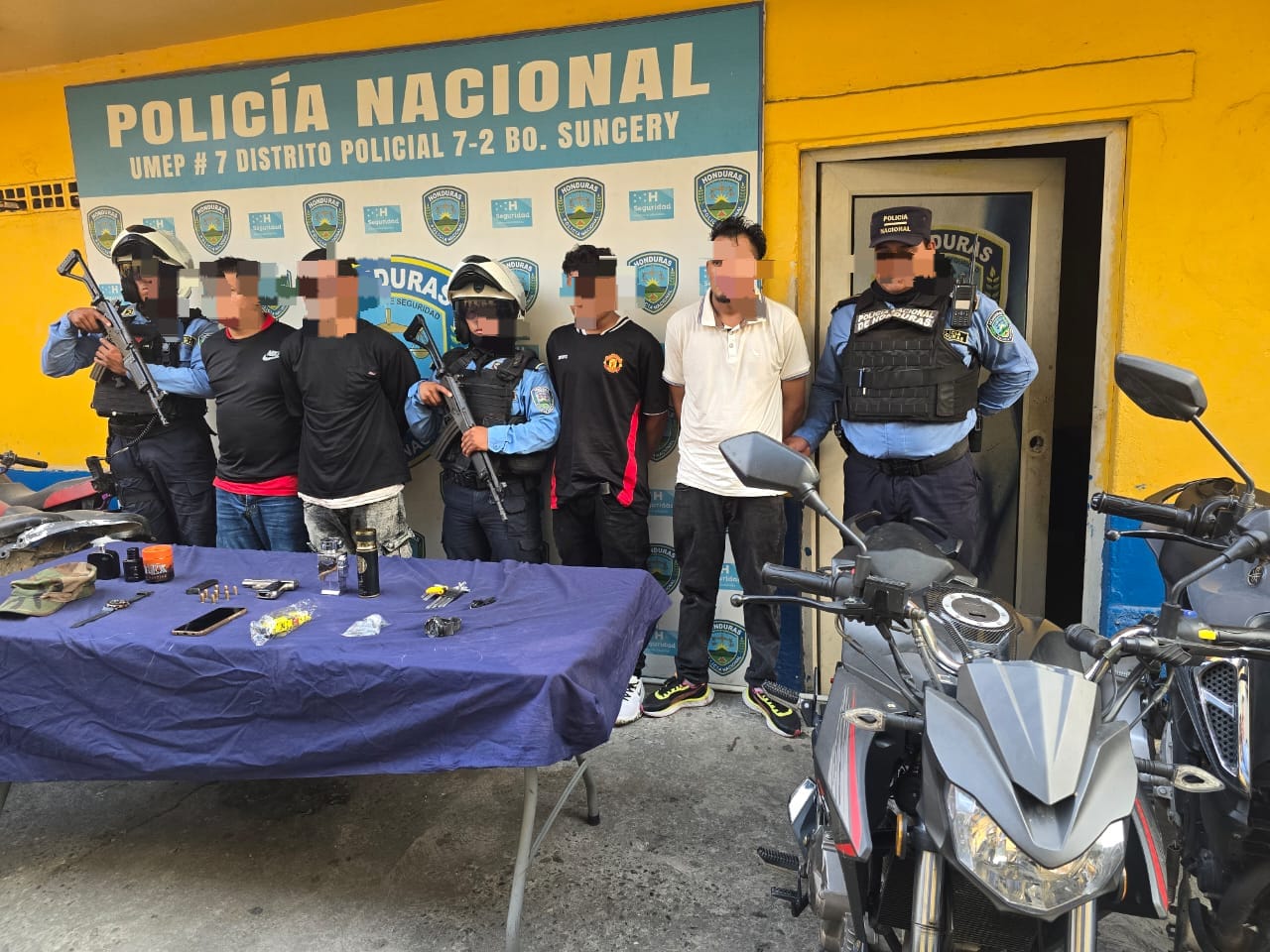 Policía Nacional desarticula banda dedicada al robo de viviendas en San Pedro Sula