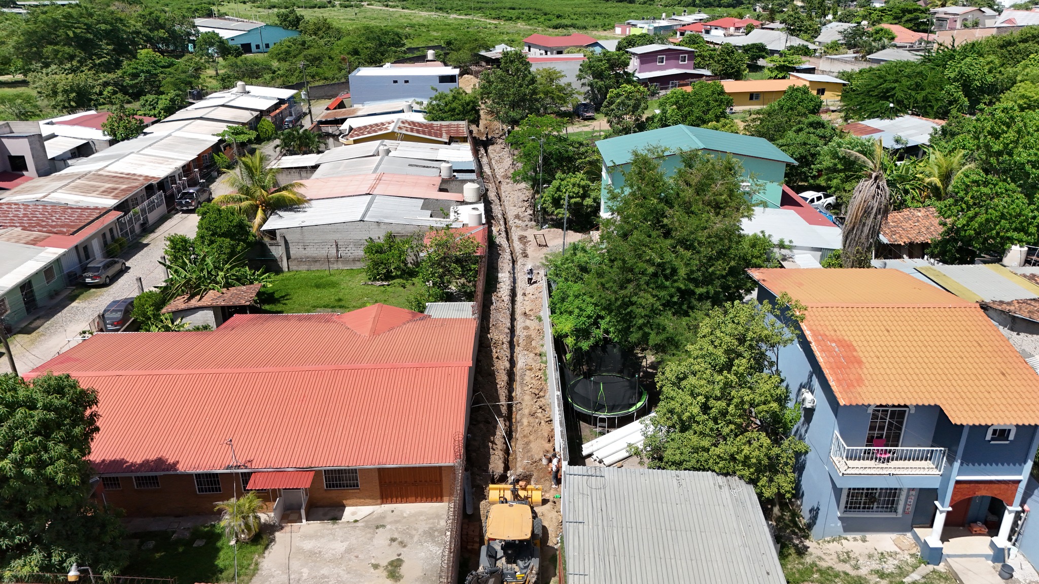 Alcaldía de Comayagua construye proyecto de alcantarillado sanitario en la colonia Nueva Esperanza